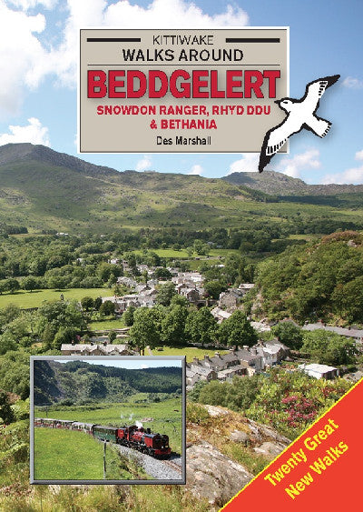 Clawr llyfr / Book cover: Walks Around Beddgelert