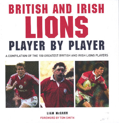 Clawr llyfr / Book cover: British and Irish Lions Player by Player
