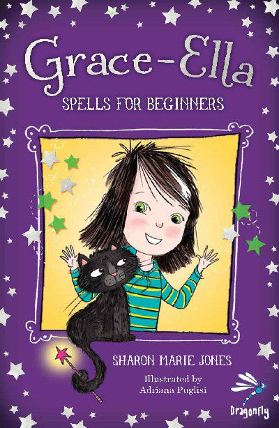 Clawr llyfr / Book cover: Grace-Ella: Spells for Beginners — Spells for Beginners