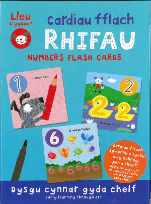 Lleu Llygoden: Cardiau Fflach Rhifau/Numbers Flash Cards