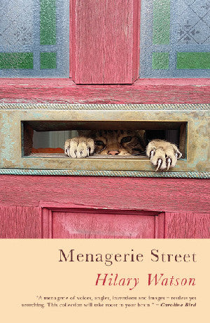 Clawr y llyfr: Menagerie Street / Book cover: Menagerie Street