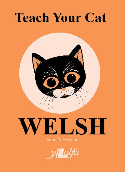 Clawr llyfr / Book cover: Teach Your Cat Welsh
