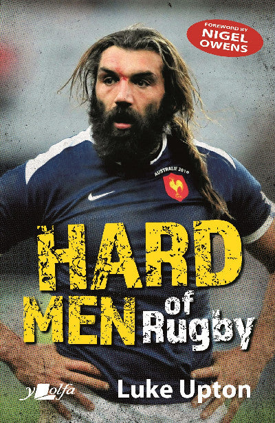 Clawr llyfr / Book cover: Hard Men of Rugby