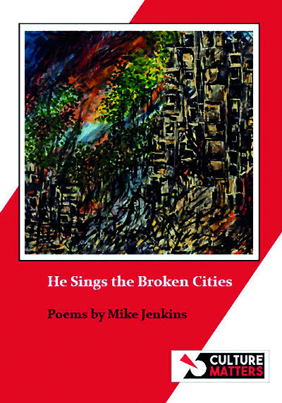 Clawr llyfr / Book cover: He Sings the Broken Cities