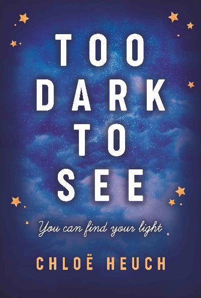 Clawr llyfr / Book cover: Too Dark to See