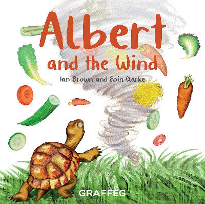 Clawr llyfr / Book cover: Albert and the Wind