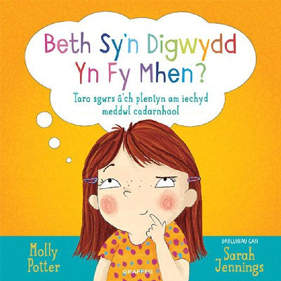 Clawr llyfr / Book cover: Beth sy'n digwydd yn fy mhen?