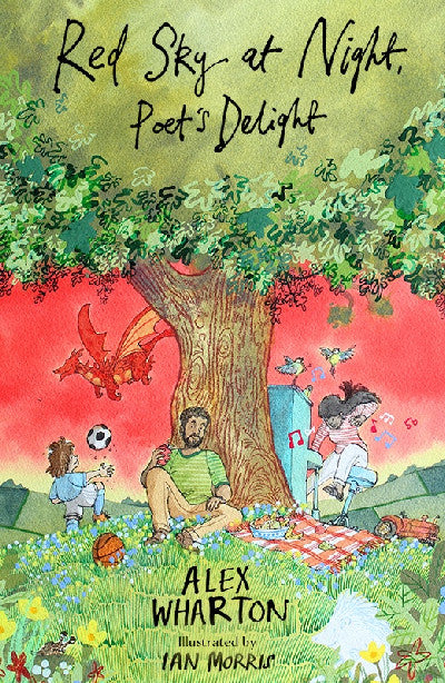 Clawr llyfr / Book cover: Red Sky at Night, Poet's Delight