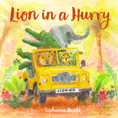Clawr llyfr / Book cover: Lion in a Hurry