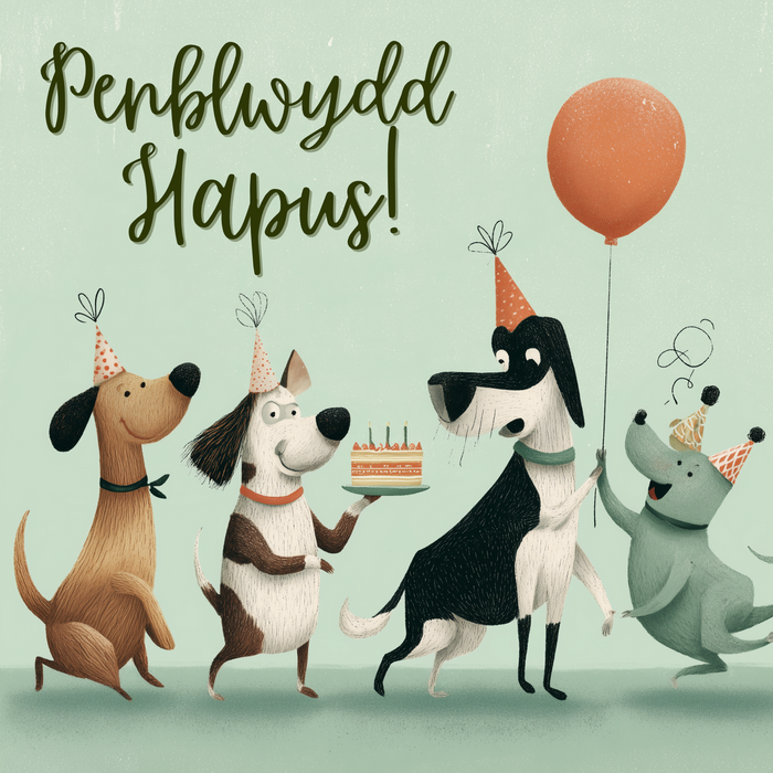 Penblwydd Hapus | Cardiau.Cymru