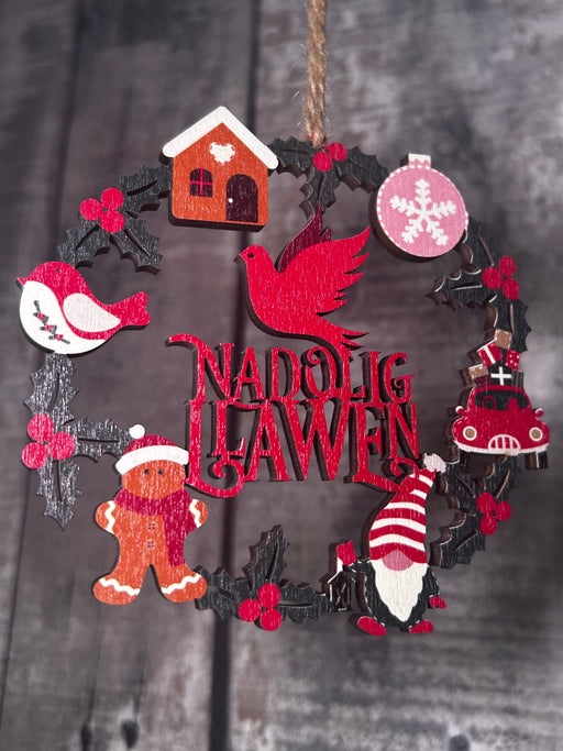 Addurn Coeden 'Nadolig Llawen' | Cardiau.Cymru - Siop Y Pentan