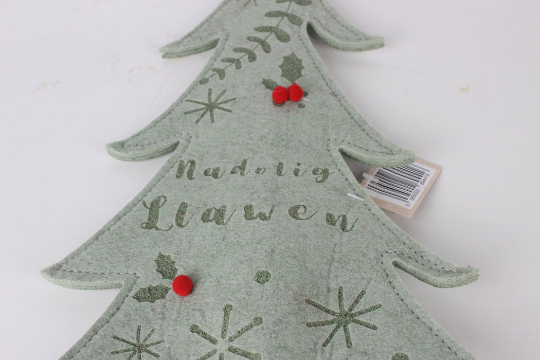 Addurn 'Nadolig Llawen' Mawr | Cardiau.Cymru