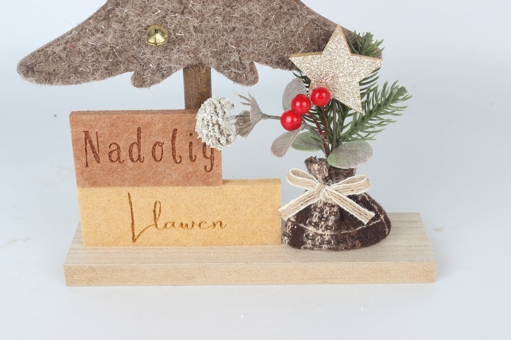 Addurn 'Nadolig Llawen' | Cardiau.Cymru