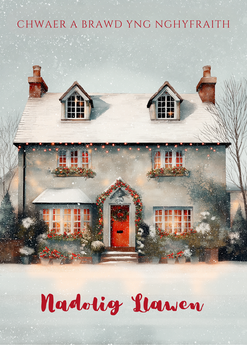 Nadolig Llawen Chwaer a Brawd yng nghyfraith | Cardiau.Cymru