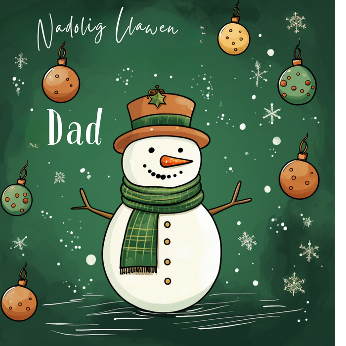 Nadolig Llawen Dad | Cardiau.Cymru - Siop Y Pentan