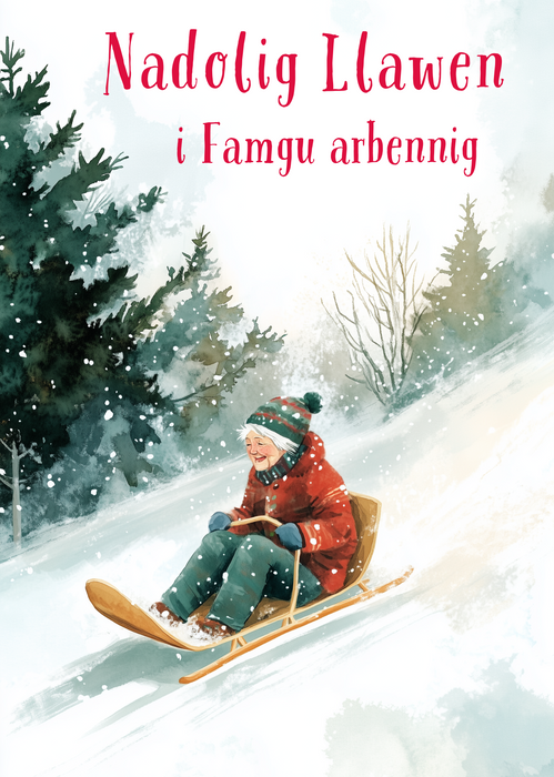 Nadolig Llawen Mamgu | Cardiau.Cymru