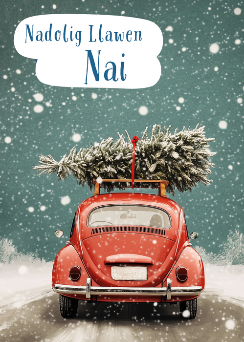 Nadolig Llawen Nai | Cardiau.Cymru