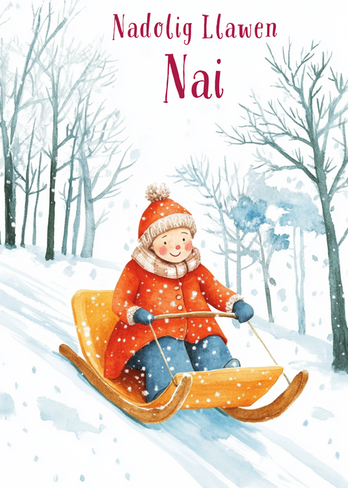Nadolig Llawen Nai | Cardiau.Cymru