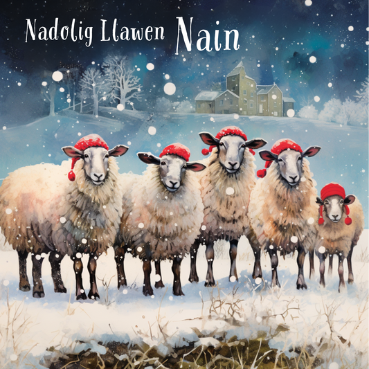 Nadolig Llawen Nain | Cardiau.Cymru - Siop Y Pentan