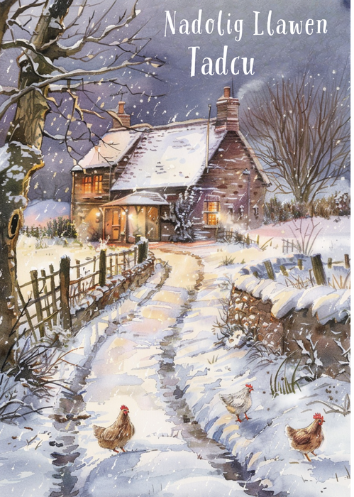 Nadolig Llawen Tadcu | Cardiau.Cymru