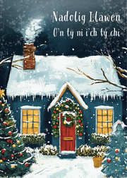 Nadolig Llawen O'n Ty Ni i Ty Chi | Cardiau.Cymru - Siop Y Pentan