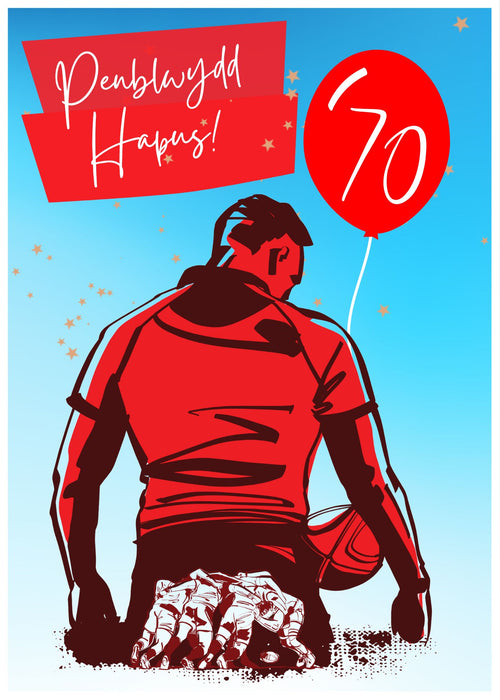 Penblwydd Hapus 70 | Cardiau.Cymru - Siop Y Pentan