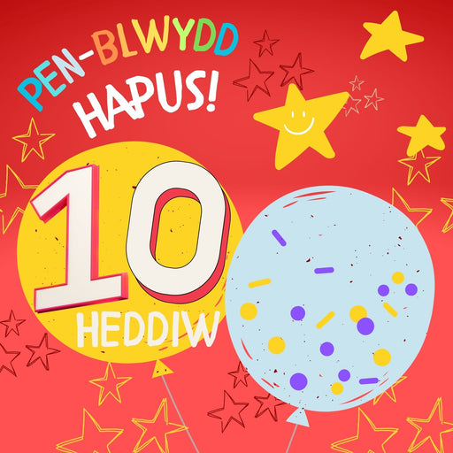 Penblwydd Hapus 10 | Cardiau.Cymru - Siop Y Pentan