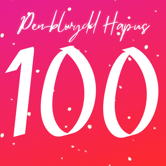 Penblwydd Hapus 100 (Ffoil Aur) | Cardiau.Cymru - Siop Y Pentan
