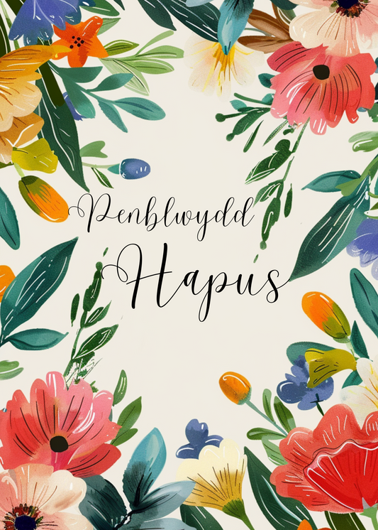 Penblwydd Hapus | Cardiau.Cymru - Siop Y Pentan
