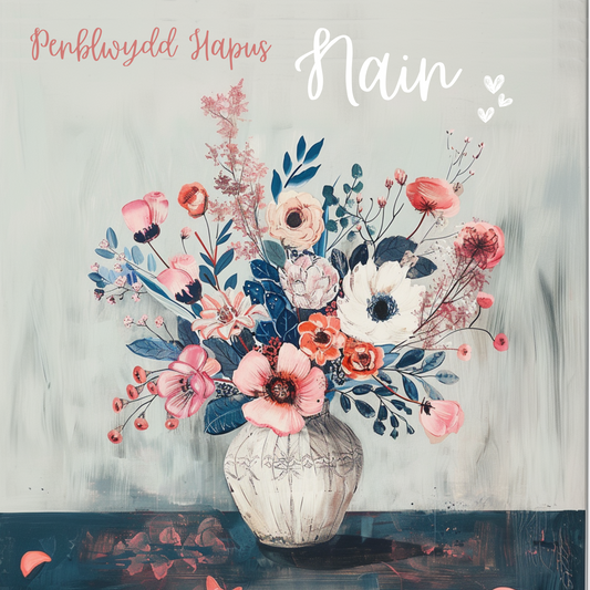 Penblwydd Hapus Nain | Cardiau.Cymru - Siop Y Pentan