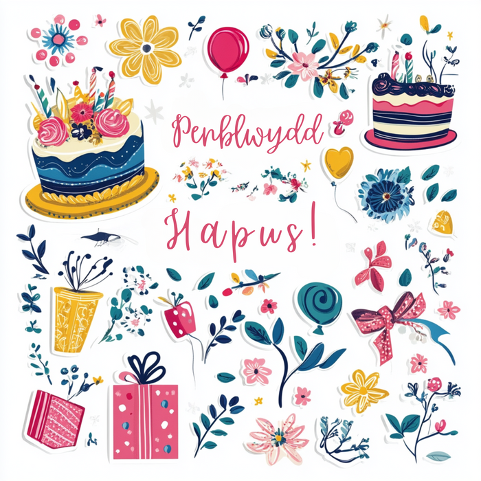 Penblwydd Hapus | Cardiau.Cymru
