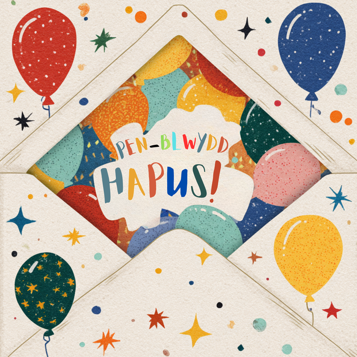 Pen-blwydd Hapus | Cardiau.Cymru
