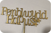 Addurn 'Penblwydd Hapus' | Cardiau.Cymru - Siop Y Pentan
