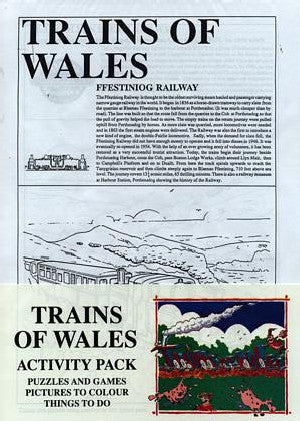 Activity Pack Series: Trains of Wales - Siop Y Pentan