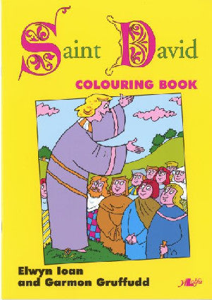 Welsh Heroes Colouring Book - Saint David - Siop Y Pentan