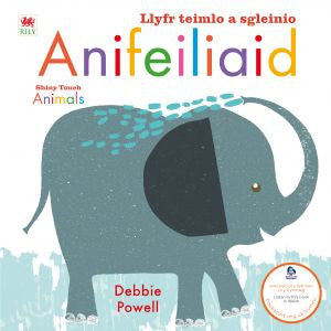 Llyfr Teimlo a Sgleinio: Anifeiliaid / Shiny Touch: Animals - Siop Y Pentan