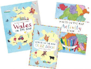 Wales on the Map Pack (3 Book Set) - Siop Y Pentan