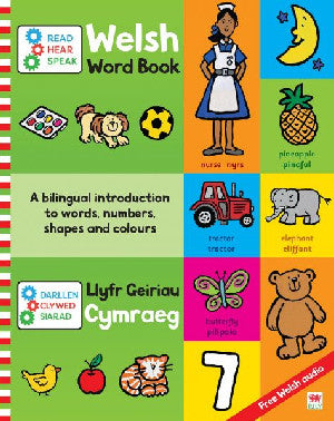 Darllen, Clywed, Siarad: Llyfr Geiriau Cymraeg / Read, Hear, Speak: Welsh Word Book - Siop Y Pentan