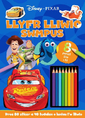 Disney Pixar: Llyfr Lliwio Swmpus - Siop Y Pentan