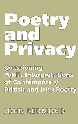 Poetry and Privacy - Questioning Public Interpretations Of - Siop Y Pentan