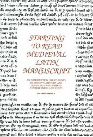 Starting to Read Medieval Latin Manuscript - An Introduction For - Siop Y Pentan