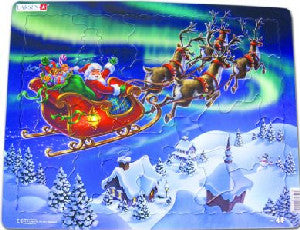 Jig-So Mawr Santa a'i Sled!/Santa and his Sledge! - Siop Y Pentan