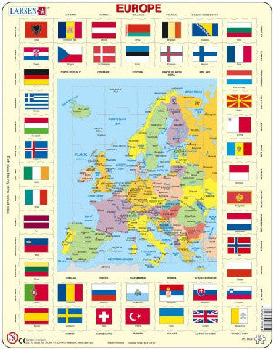 Cyfres Mapiau Atebol o'r Byd: Map of Europe - Siop Y Pentan