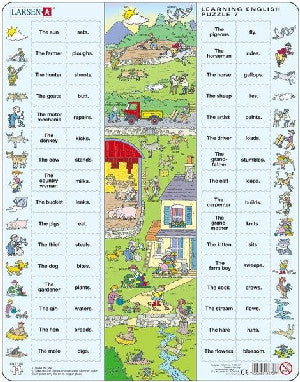 Learning English Puzzle 7 - Life on the Farm - Siop Y Pentan