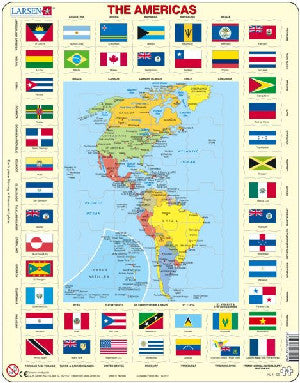 Map of the Americas - Siop Y Pentan