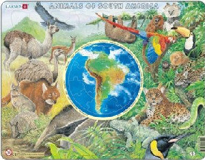 Animals of South America Jigsaw - Siop Y Pentan
