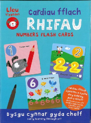 Lleu Llygoden: Cardiau Fflach Rhifau/Numbers Flash Cards - Siop Y Pentan