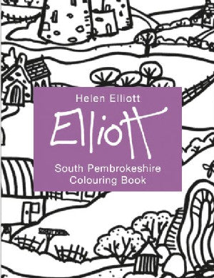 Helen Elliott Concertina Colouring Book: South Pembrokeshire - Siop Y Pentan