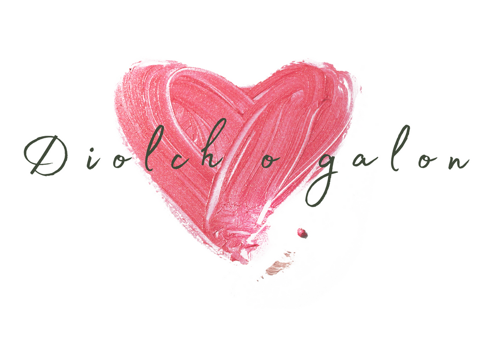 Diolch o Galon | Cardiau.Cymru - Siop Y Pentan