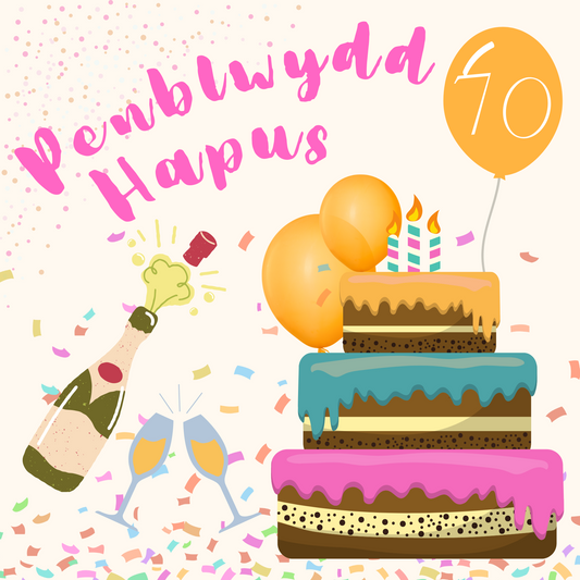 Penblwydd Hapus 70 | Cardiau.Cymru - Siop Y Pentan